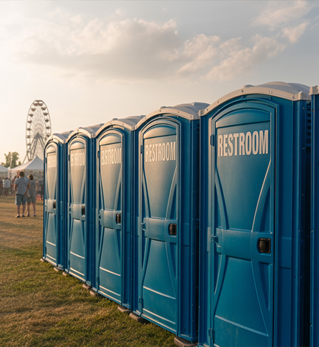 Restroom Rental Setup in seh00ir